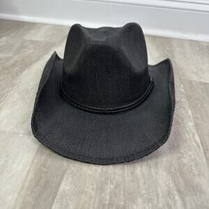Cody James Kids' Straw Cowboy Hat Black One Size OS